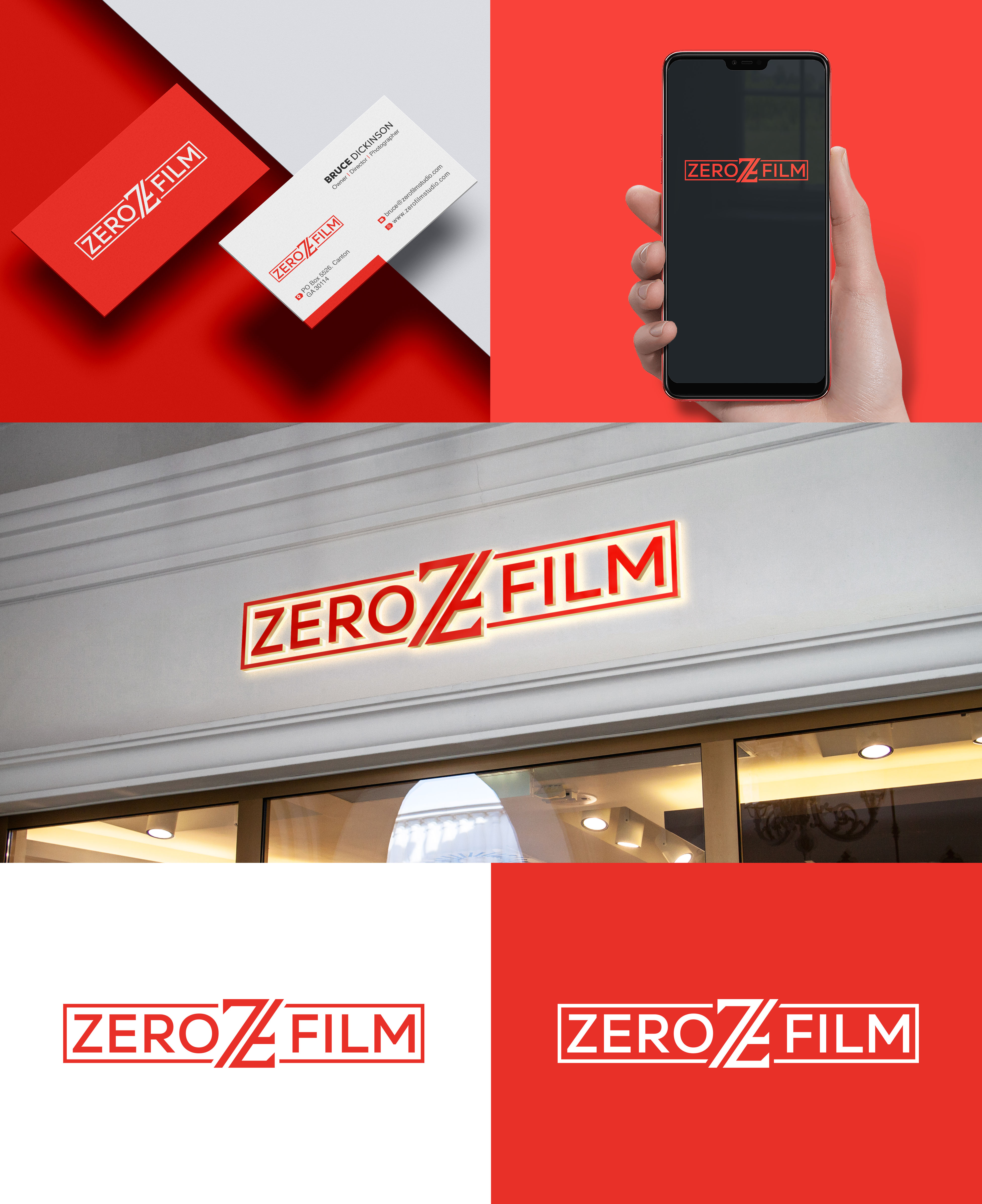 Logo Design by aexo for ZERO FILM | Design #31454735
