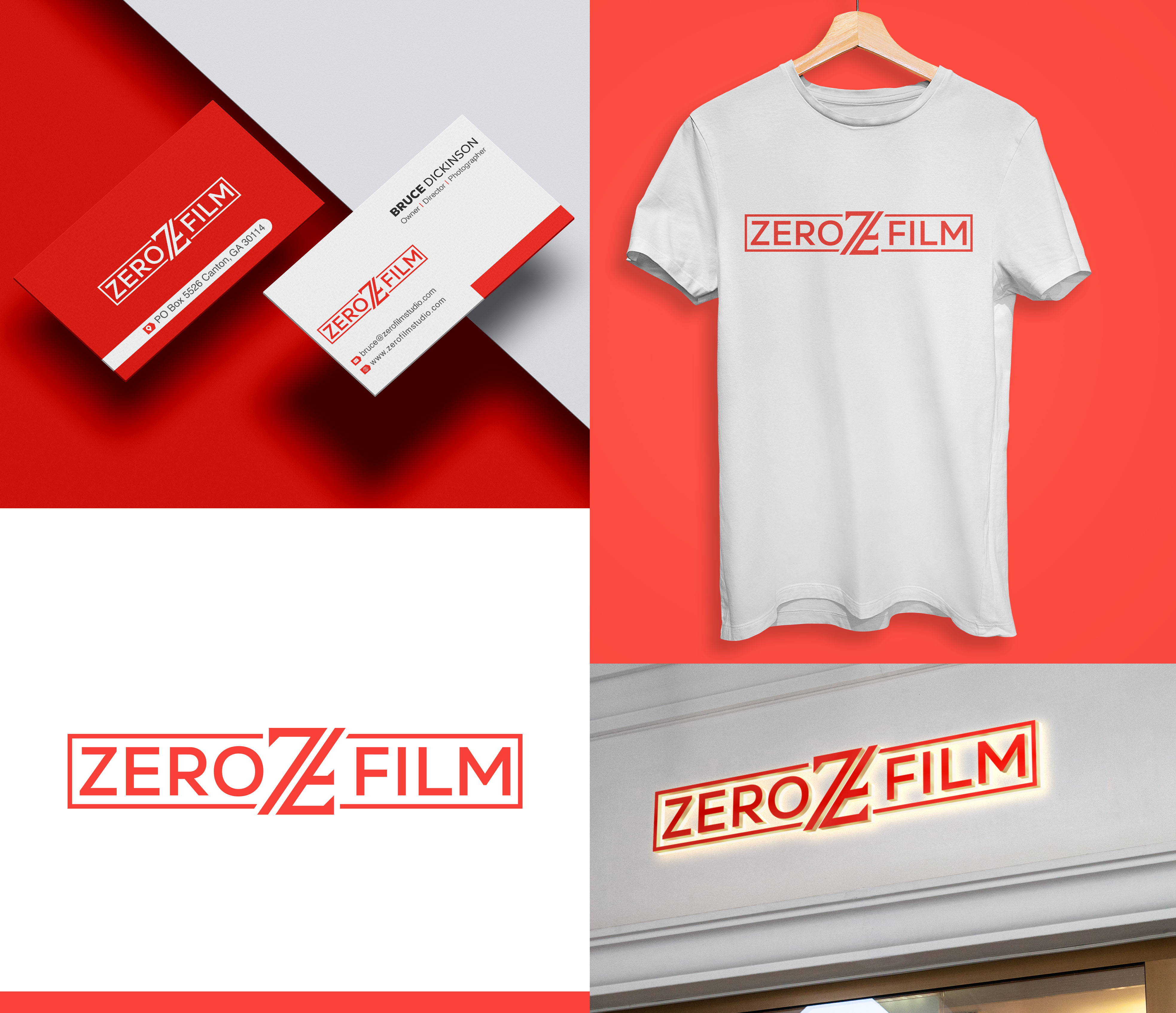 Logo Design by aexoagency for ZERO FILM | Design #31457557