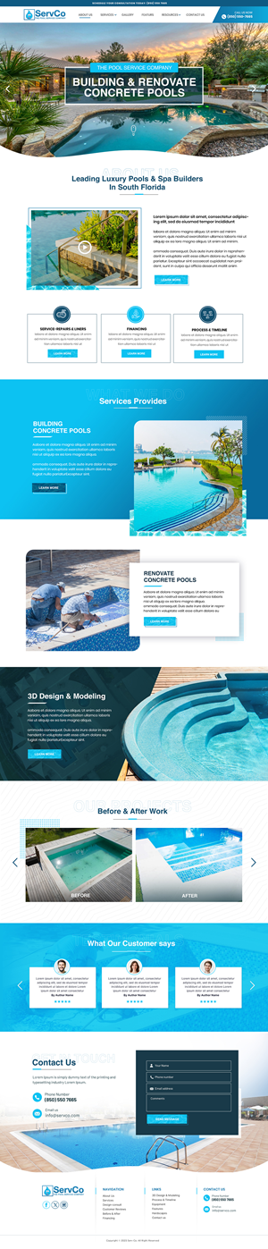 Web Design by Blue Sparrow for this project | Design: #31446909