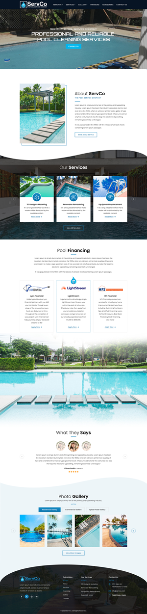 Web Design by Sbss for this project | Design: #31454938