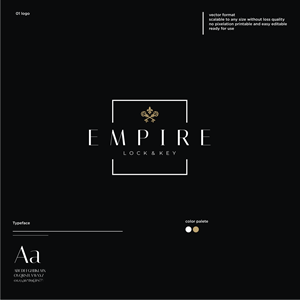 Logo Design by aquila© for Empire Lock & Key | Design: #31524520