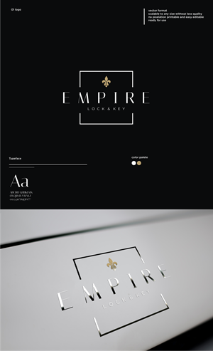 Logo Design by aquila© for Empire Lock & Key | Design: #31529055