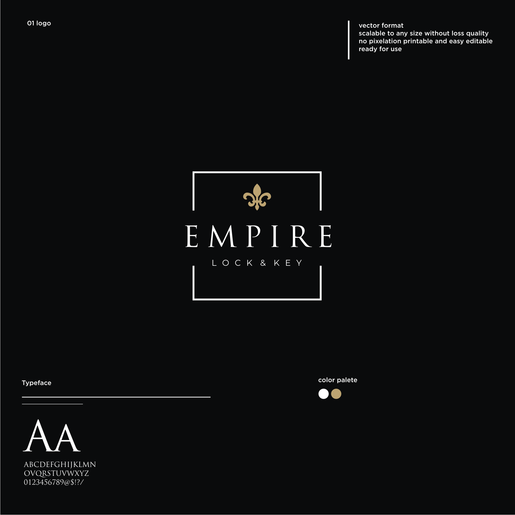 Logo Design by aquila© for Empire Lock & Key | Design #31529759
