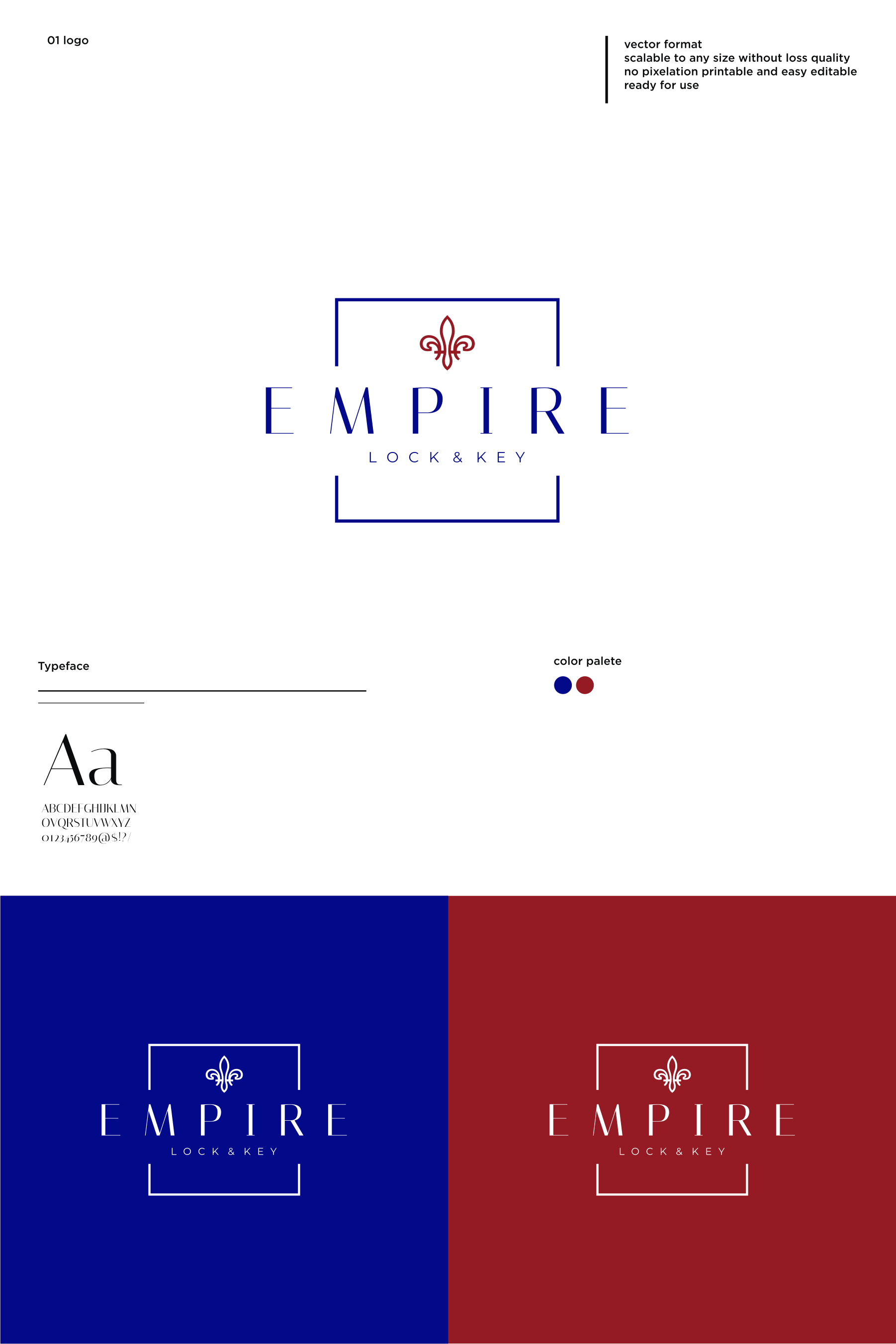 Logo Design by aquila© for Empire Lock & Key | Design #31533158