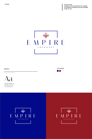 Logo Design by aquila© for Empire Lock & Key | Design: #31533158