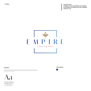 Logo Design by aquila© for Empire Lock & Key | Design: #31539570