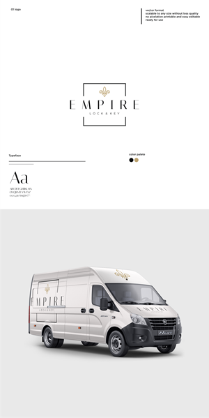 Diseño de Logo por aquila© para Empire Lock & Key | Diseño: #31541221