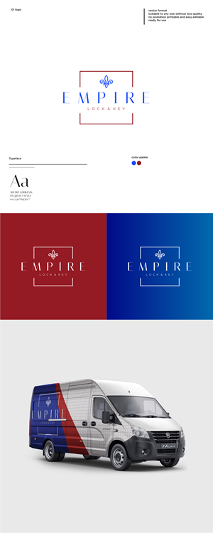 Logo Design by aquila© for Empire Lock & Key | Design: #31543100