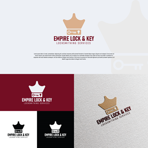 Logo Design by Adnan Bhatti for Empire Lock & Key | Design: #31441141