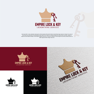 Logo Design by Adnan Bhatti for Empire Lock & Key | Design: #31455352