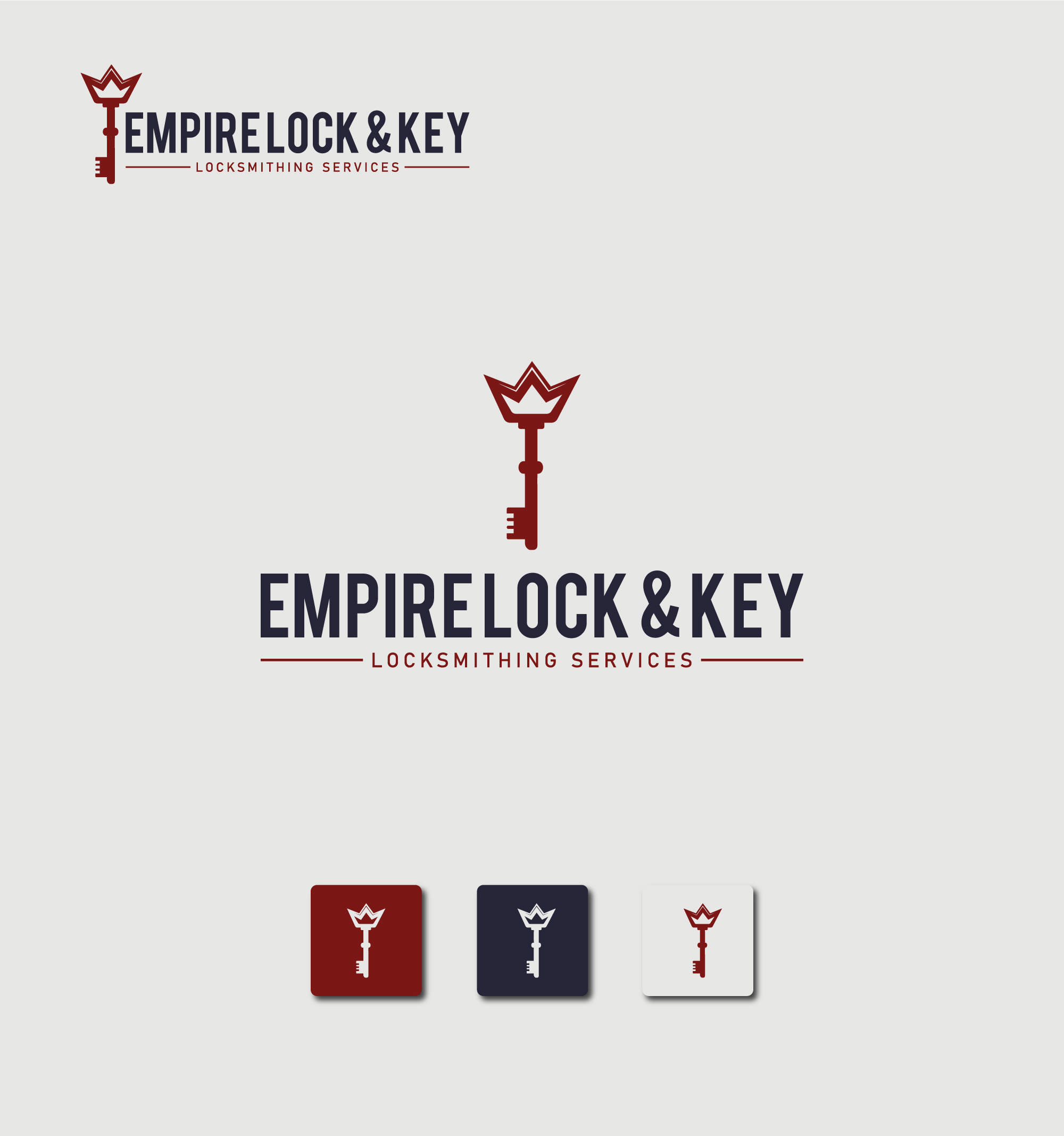 Diseño de Logo por Melon D para Empire Lock & Key | Diseño #31445926