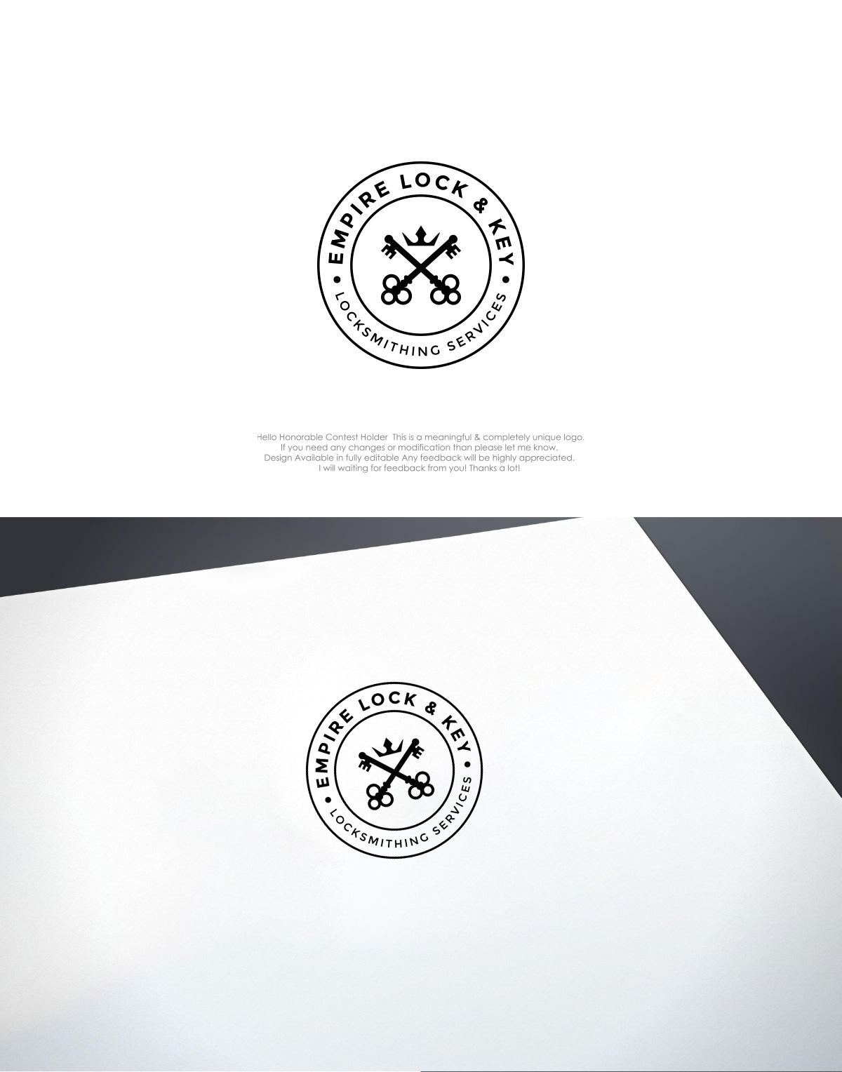 Logo Design by Design Builder. for Empire Lock & Key | Design #31446315