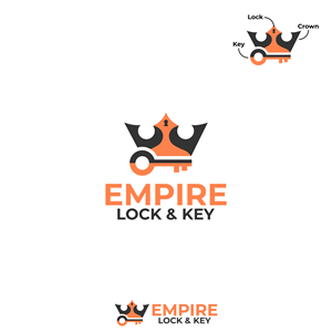 Logo Design by Emran.Hossain for Empire Lock & Key | Design: #31451600
