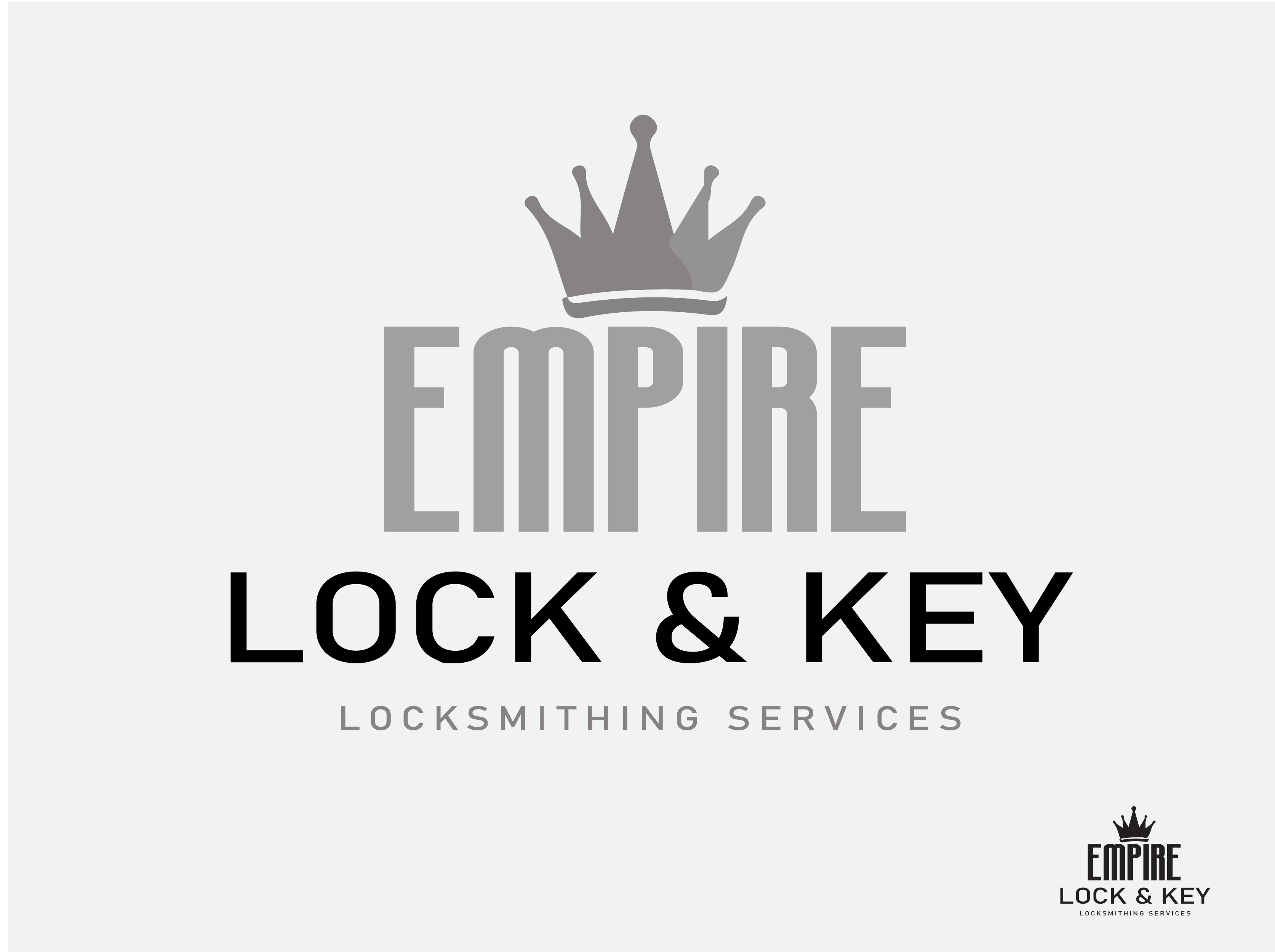 Logo Design by Pint & Promotional Projects for Empire Lock & Key | Design #31456031