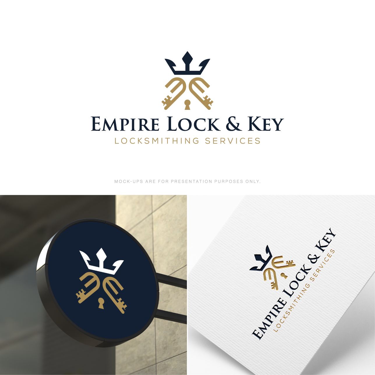 Logo Design by The Lion Studios for Empire Lock & Key | Design #31443474