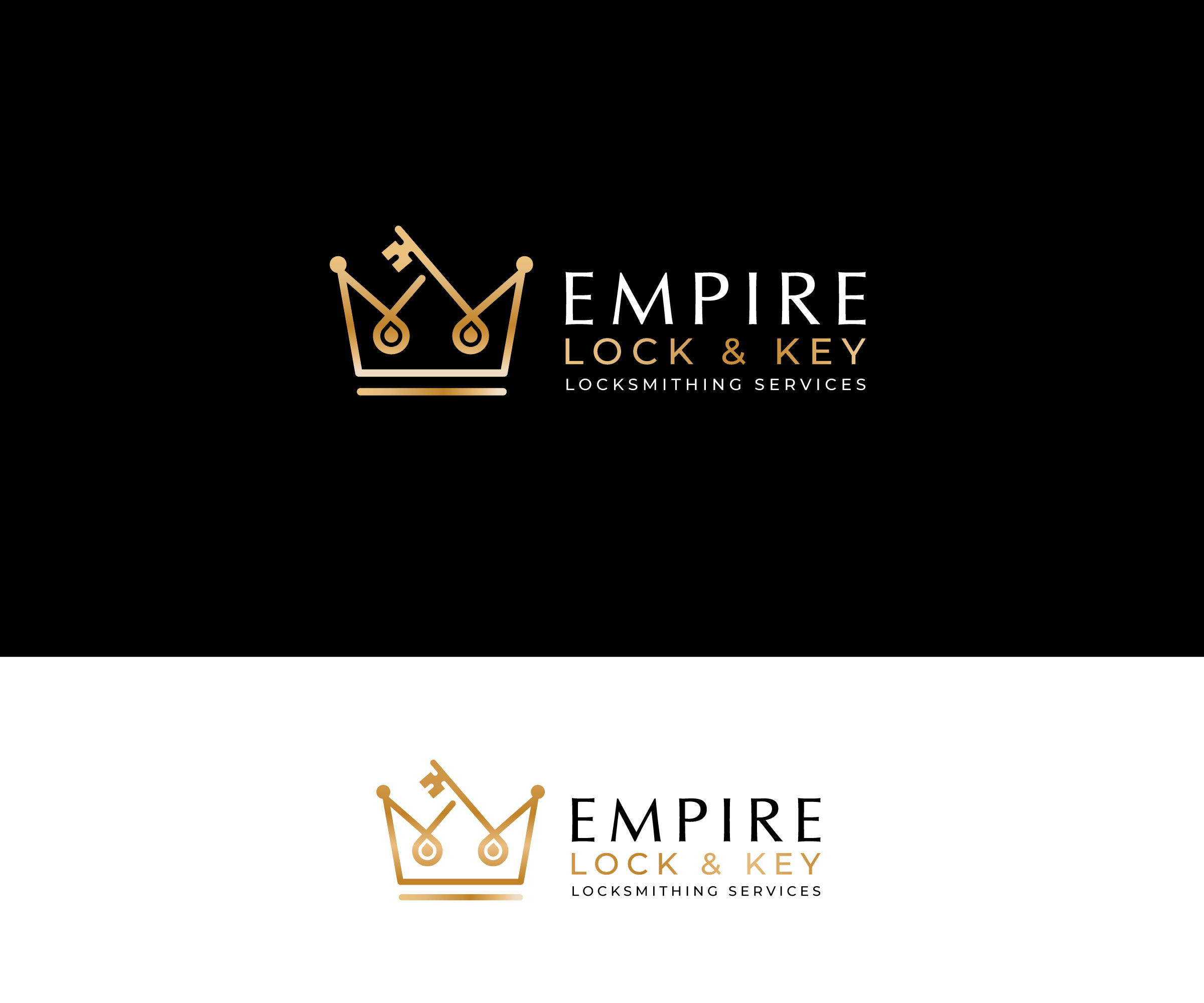 Logo Design by ecorokerz for Empire Lock & Key | Design #31441485