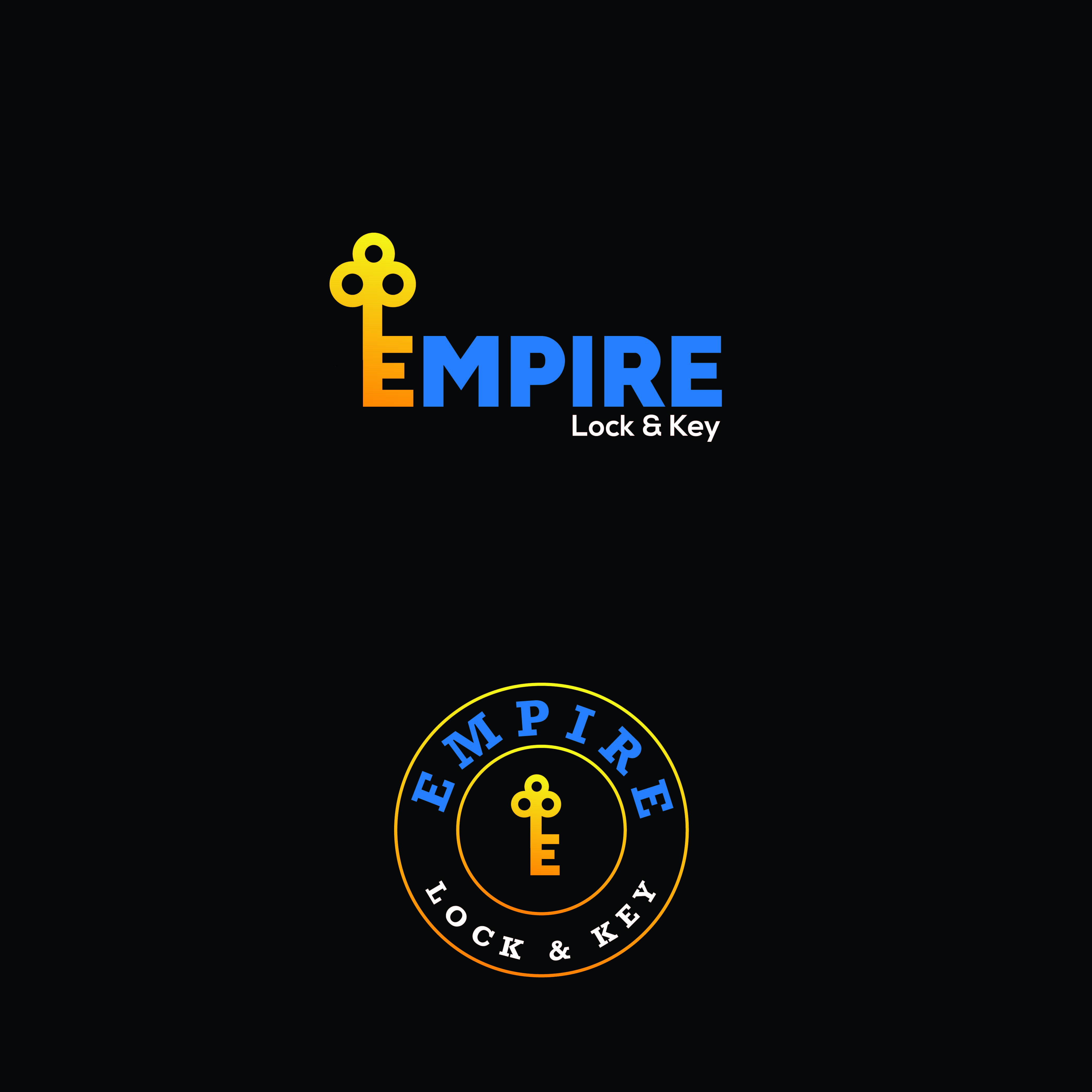 Diseño de Logo por khizar_911 para Empire Lock & Key | Diseño #31467594