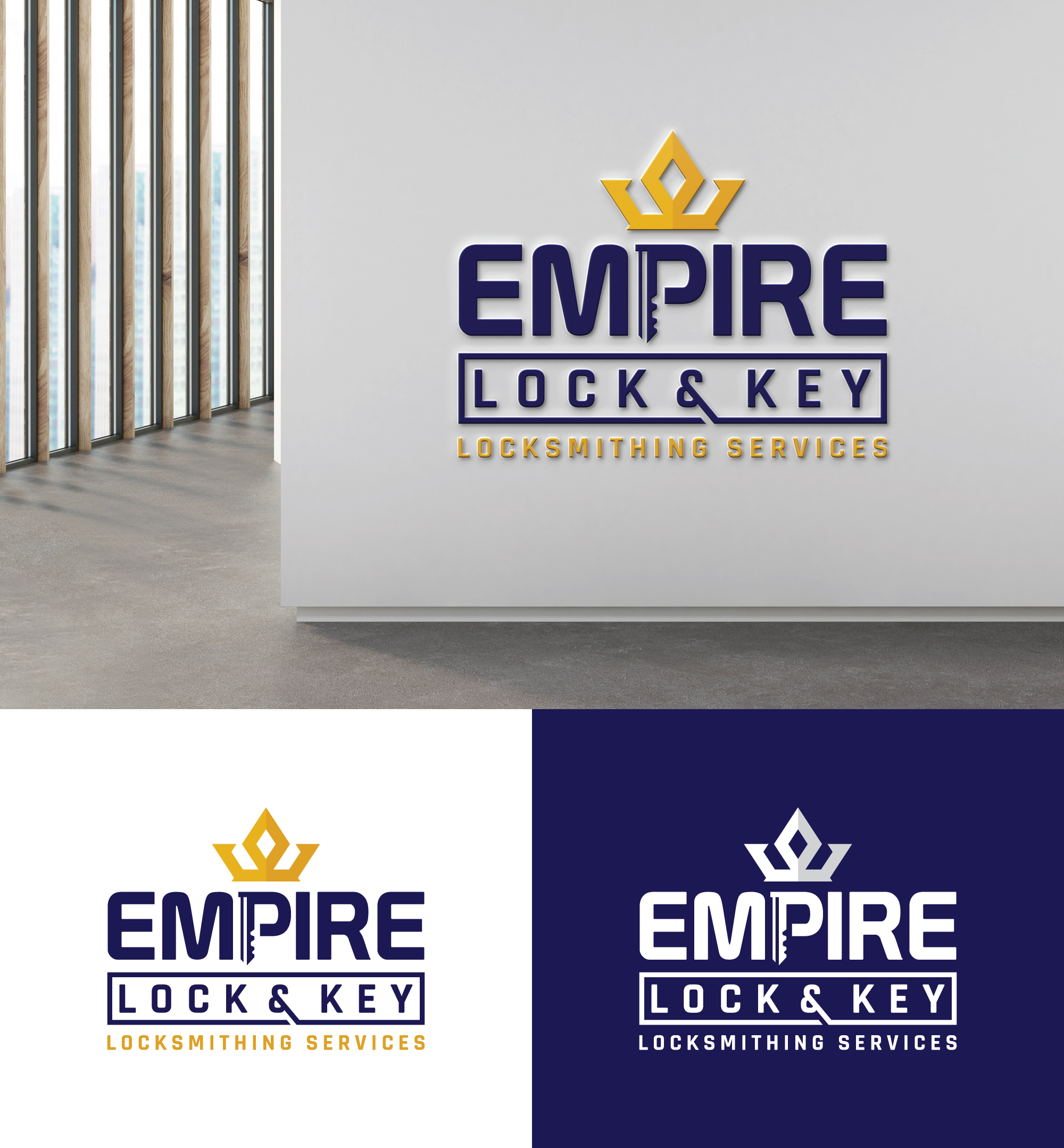 Logo Design by Md Shehidul Islam Rimon for Empire Lock & Key | Design #31444030