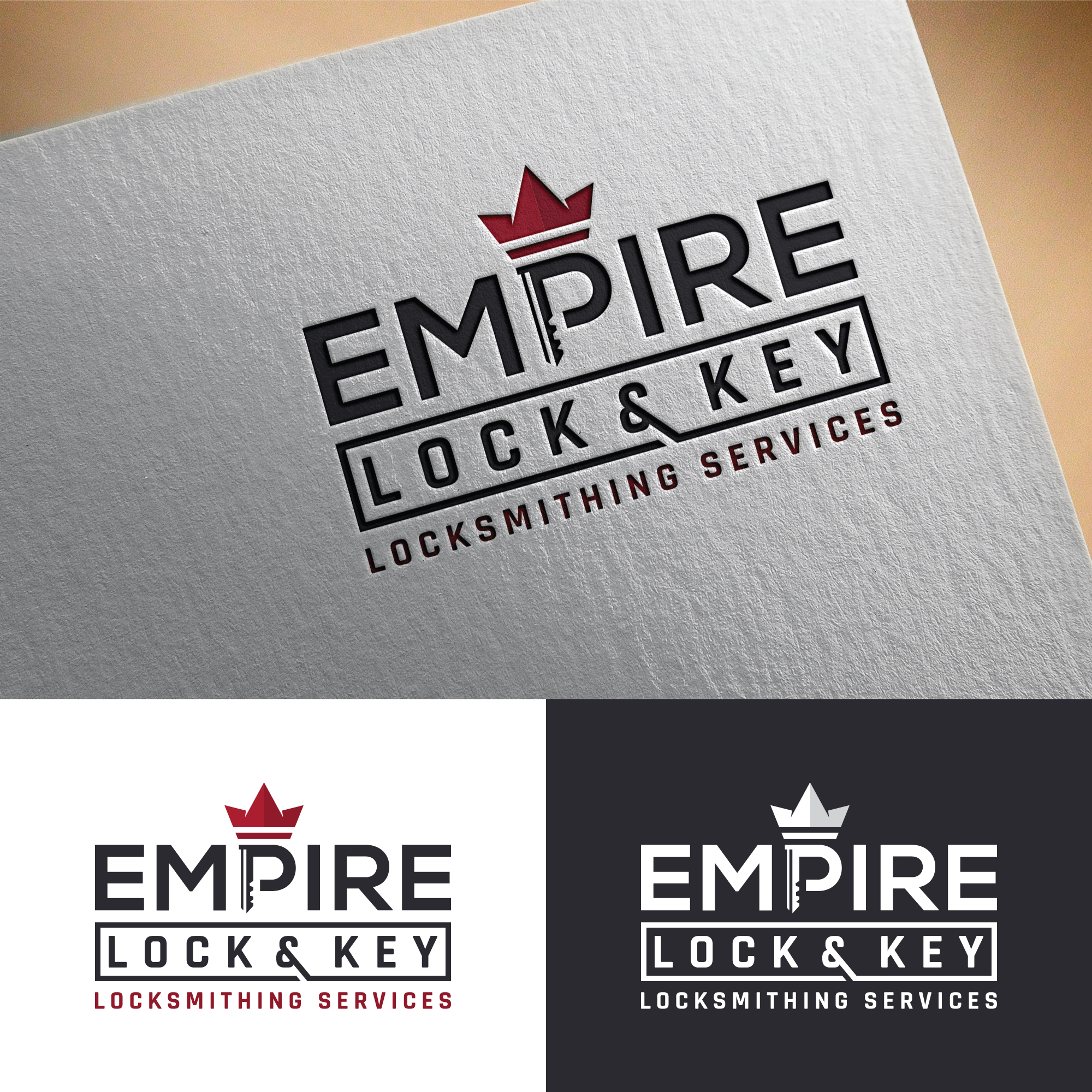 Logo Design by Md Shehidul Islam Rimon for Empire Lock & Key | Design #31471438