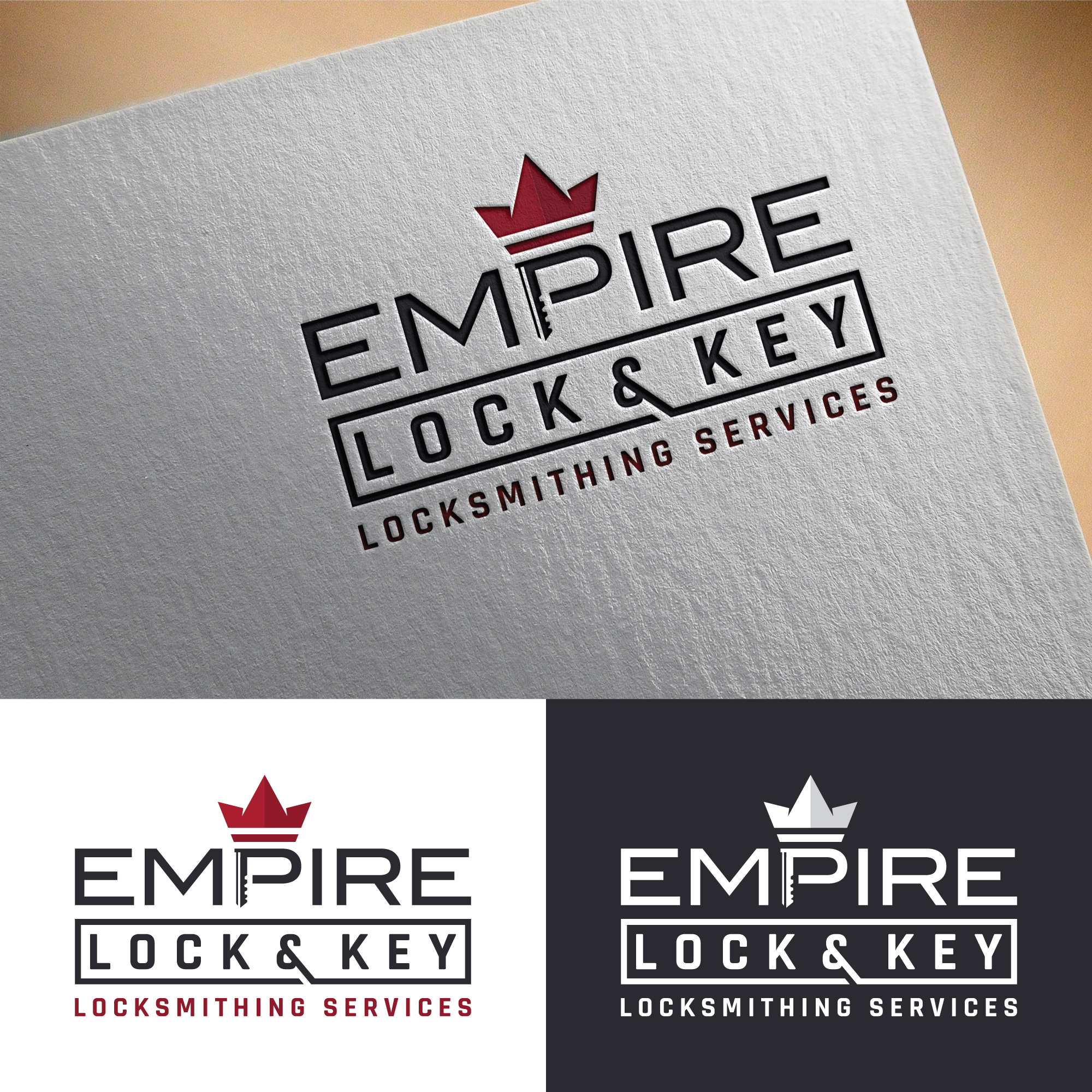 Logo Design by Md Shehidul Islam Rimon for Empire Lock & Key | Design #31471439