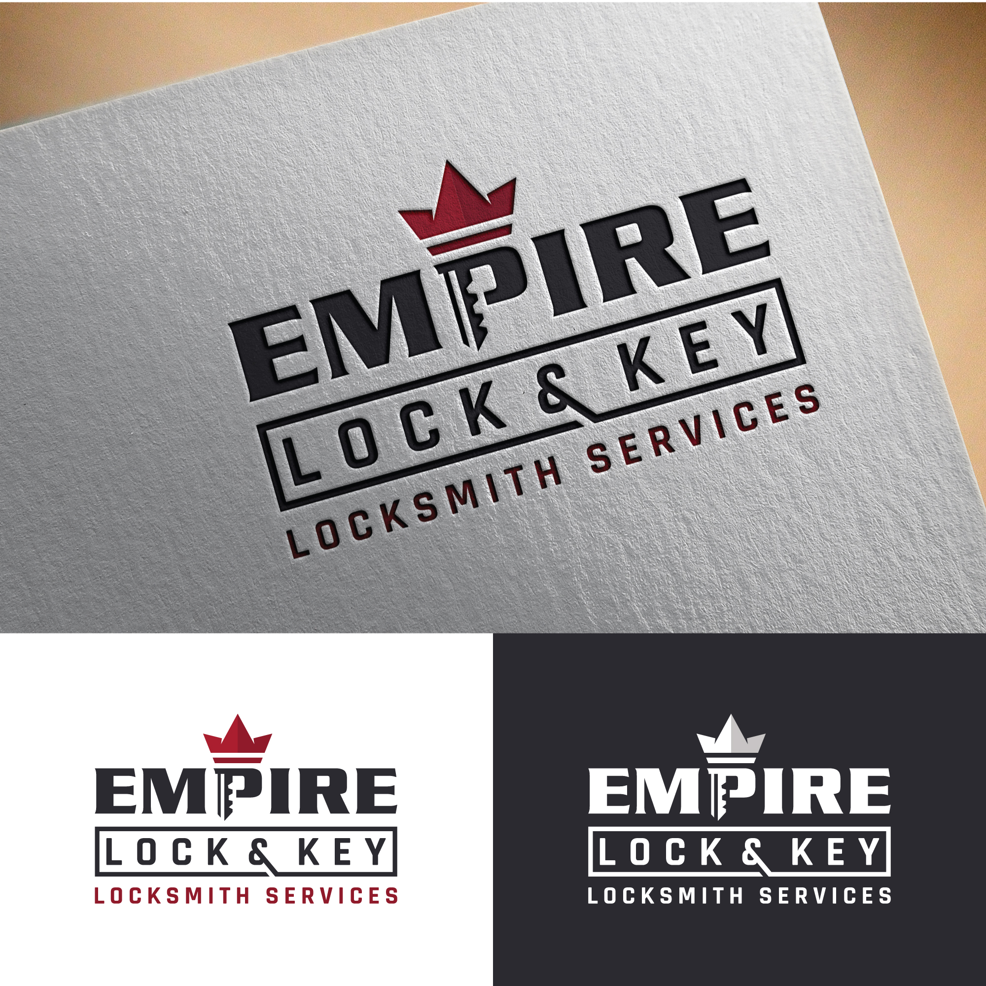 Logo Design by Md Shehidul Islam Rimon for Empire Lock & Key | Design #31484099
