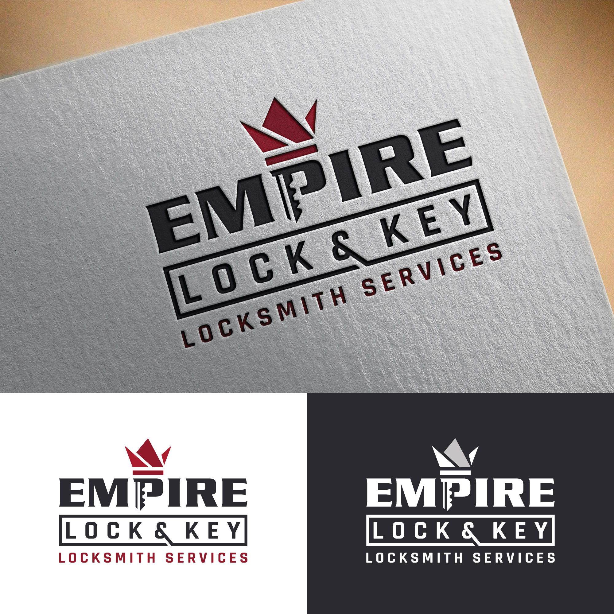 Logo Design by Md Shehidul Islam Rimon for Empire Lock & Key | Design #31509489