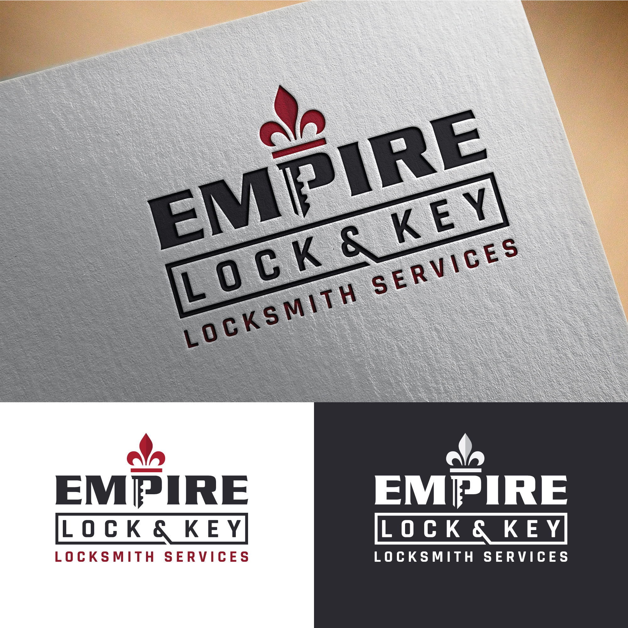 Diseño de Logo por Md Shehidul Islam Rimon para Empire Lock & Key | Diseño #31510538