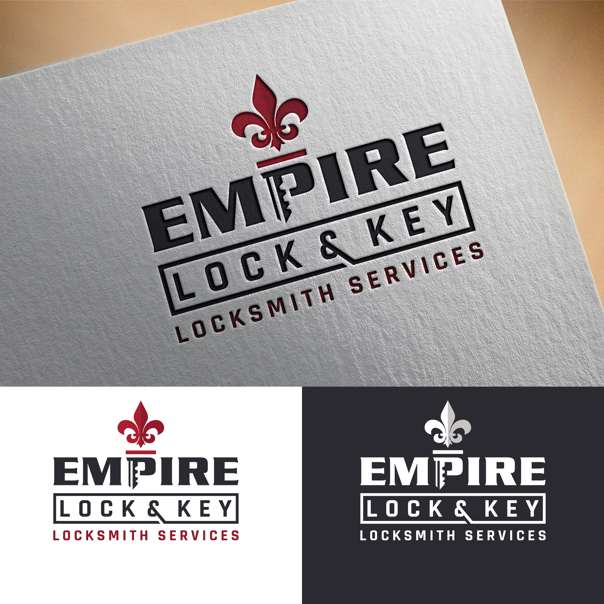 Diseño de Logo por Md Shehidul Islam Rimon para Empire Lock & Key | Diseño #31534600