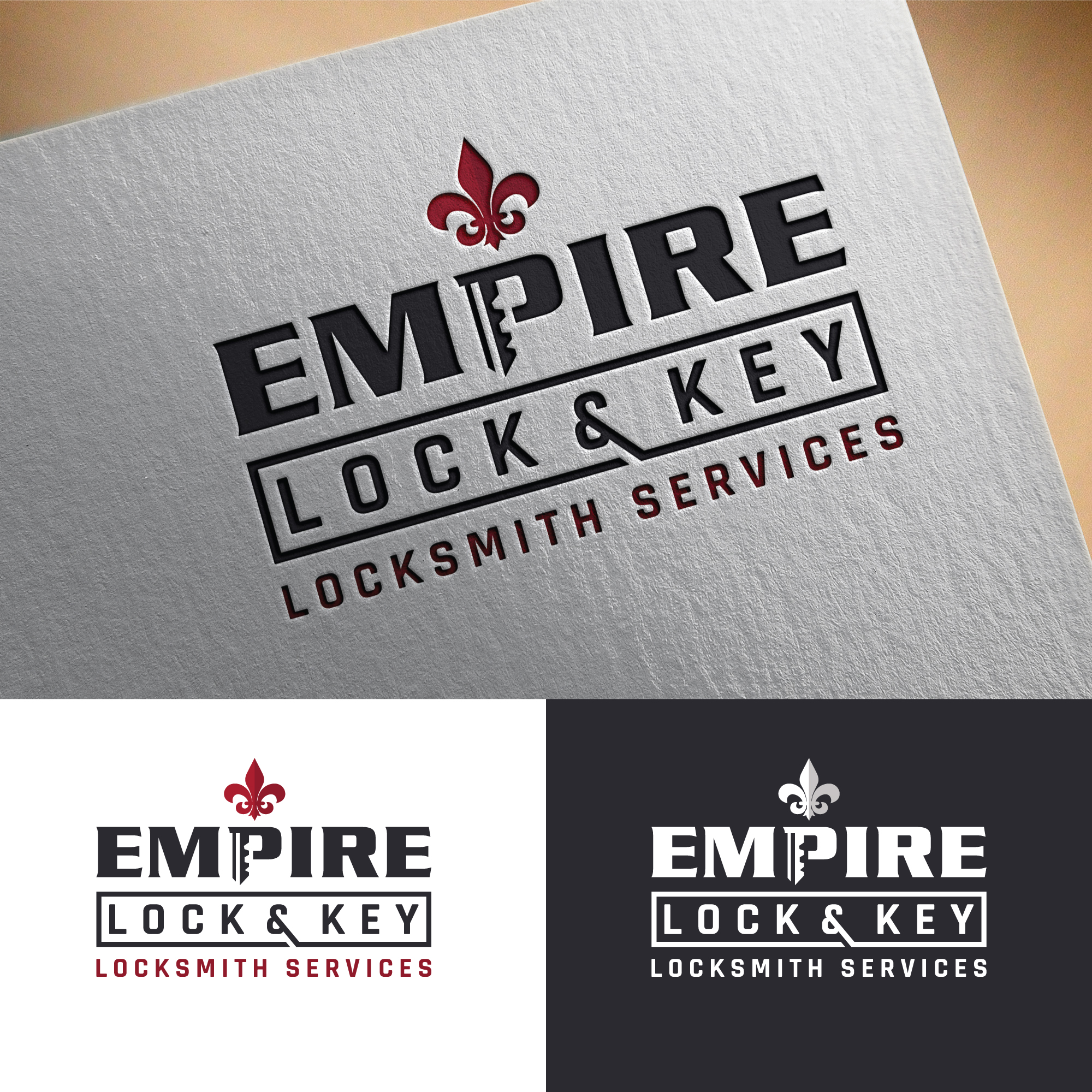 Logo Design by Md Shehidul Islam Rimon for Empire Lock & Key | Design #31542942