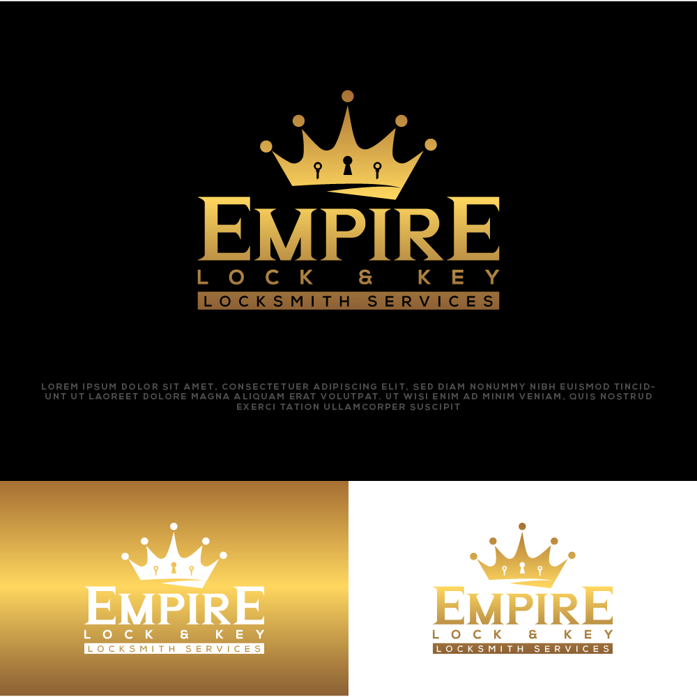Logo Design by Ayub Zafar for Empire Lock & Key | Design #31505575