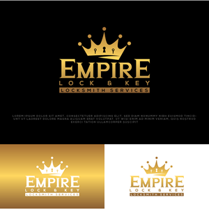Logo Design by Ayub Zafar for Empire Lock & Key | Design: #31505575