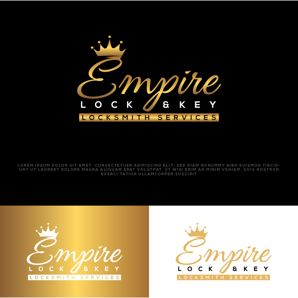 Logo Design by Ayub Zafar for Empire Lock & Key | Design #31505579