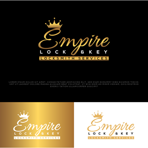 Logo Design by Ayub Zafar for Empire Lock & Key | Design: #31505579