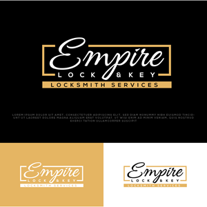 Logo Design by Ayub Zafar for Empire Lock & Key | Design: #31510070