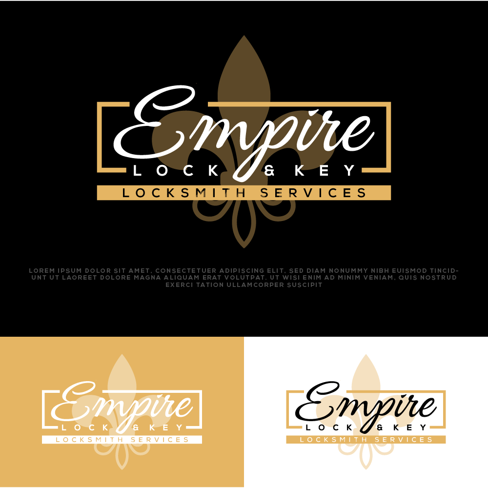 Diseño de Logo por Ayub Zafar para Empire Lock & Key | Diseño #31510075