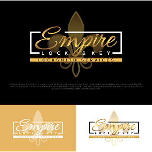 Logo Design by Ayub Zafar for Empire Lock & Key | Design: #31510077