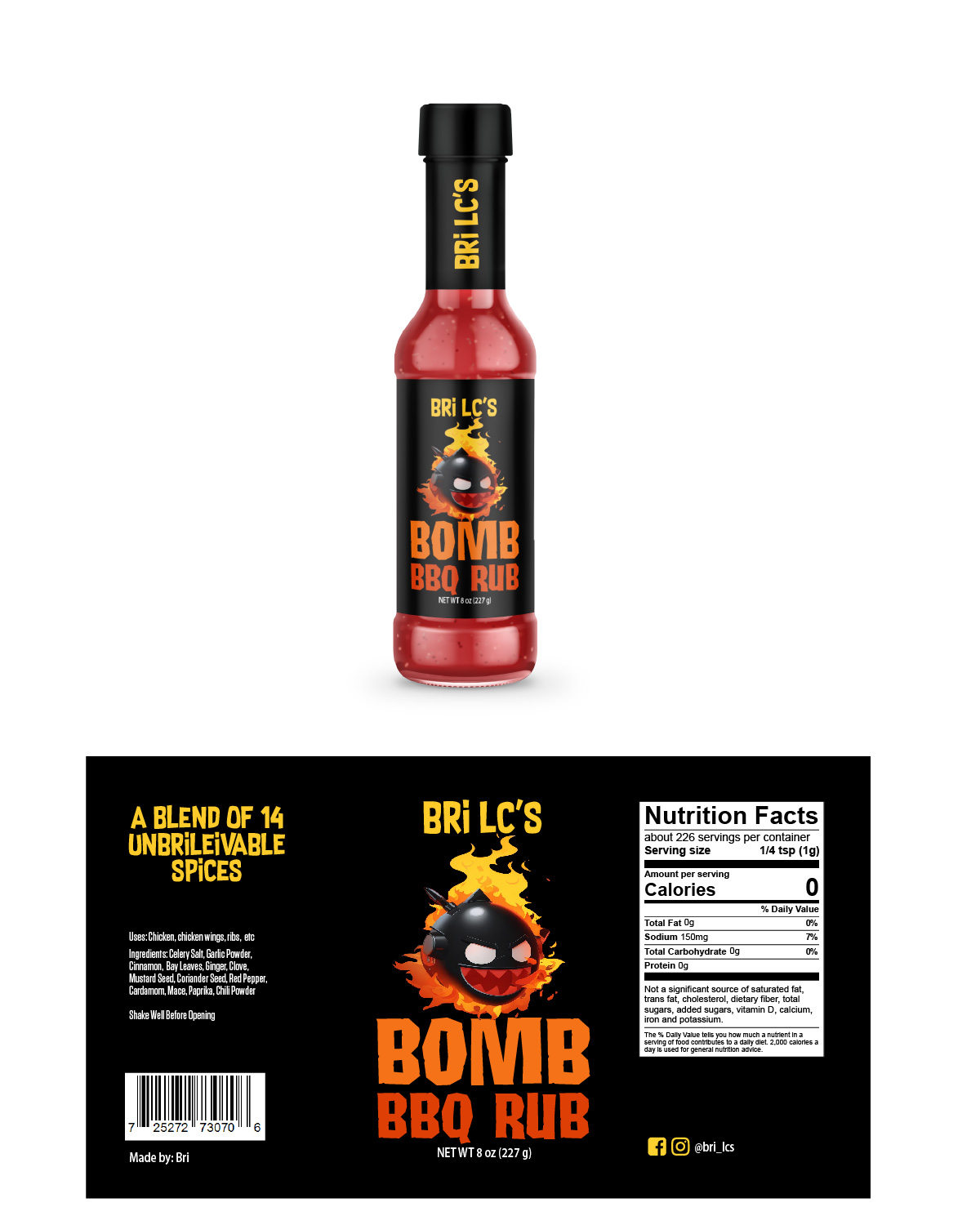 Label Design by Sergio Coelho for this project | Design #31455934