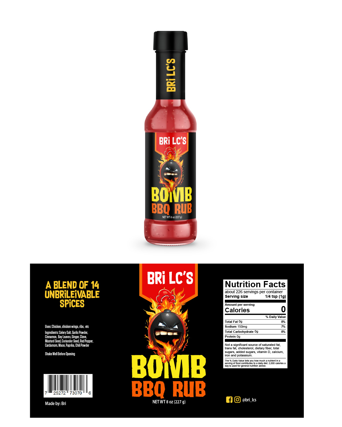 Label Design by Sergio Coelho for this project | Design #31456387