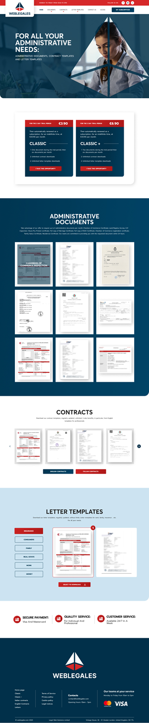 Web Design by Hafsa Fatymah for LEGAL WEB SOLUTIONS LIMITED | Design: #31495636