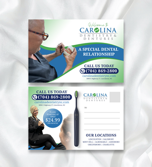 Stationery Design by Sun Moon Graphic Designer for Carolina Dentistry & Dentures | Design: #31450141