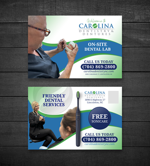 Stationery Design by Sun Moon Graphic Designer for Carolina Dentistry & Dentures | Design: #31459267