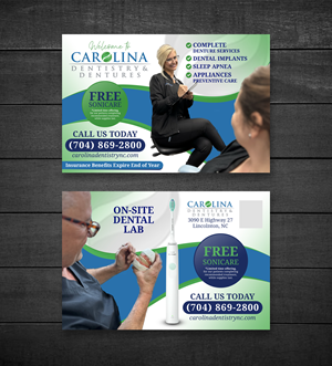 Stationery Design by Sun Moon Graphic Designer for Carolina Dentistry & Dentures | Design #31471728