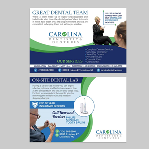 Stationery Design by DA. for Carolina Dentistry & Dentures | Design: #31460292