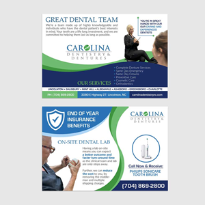 Stationery Design by DA. for Carolina Dentistry & Dentures | Design: #31465396