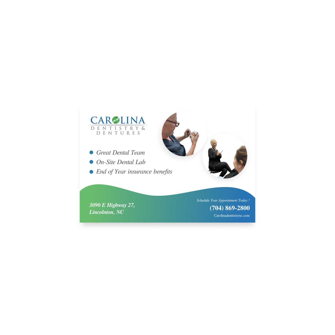 Schreibwaren-Design von GraphicSujit für Carolina Dentistry & Dentures | Design #31450815