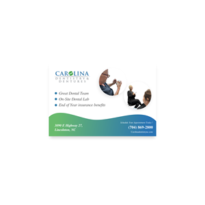 Schreibwaren-Design von GraphicSujit für Carolina Dentistry & Dentures | Design: #31450815