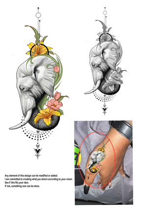 Tattoo Design by KwinArts for this project | Design: #31450723