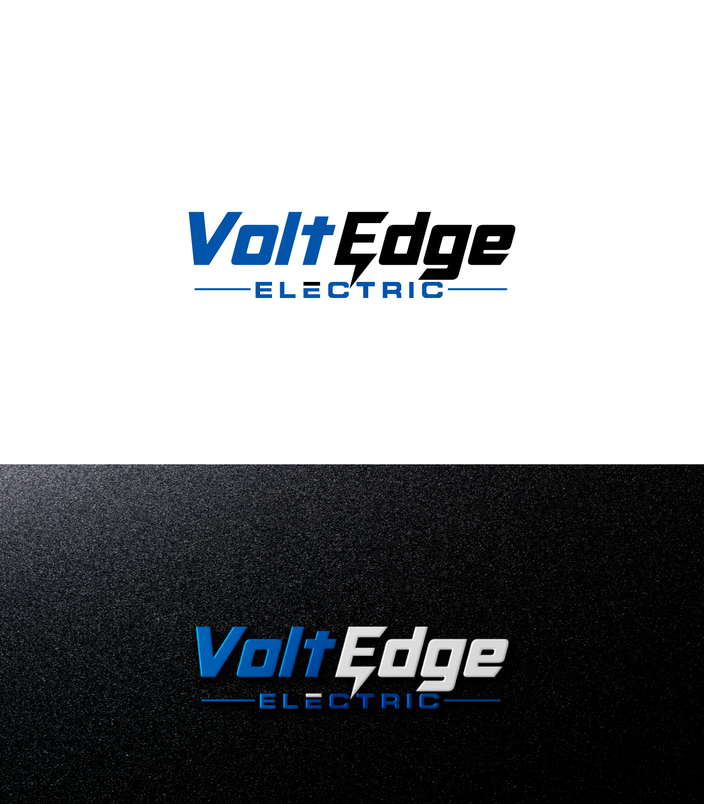 Logo Design by Farhad Design for Volt Edge Electric | Design #31450183