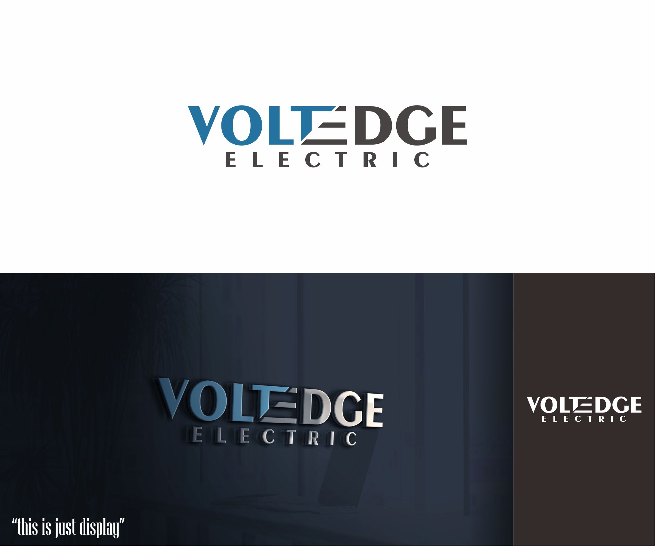Diseño de Logo por alkaline para Volt Edge Electric | Diseño #31449488