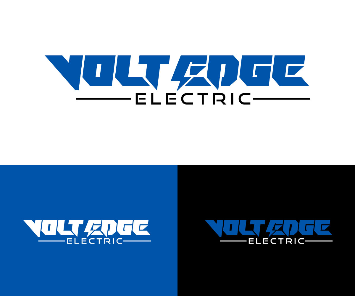 Logo Design by Kavth for Volt Edge Electric | Design #31493464